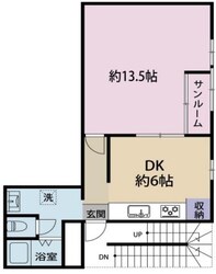 鶯橋マンションの物件間取画像